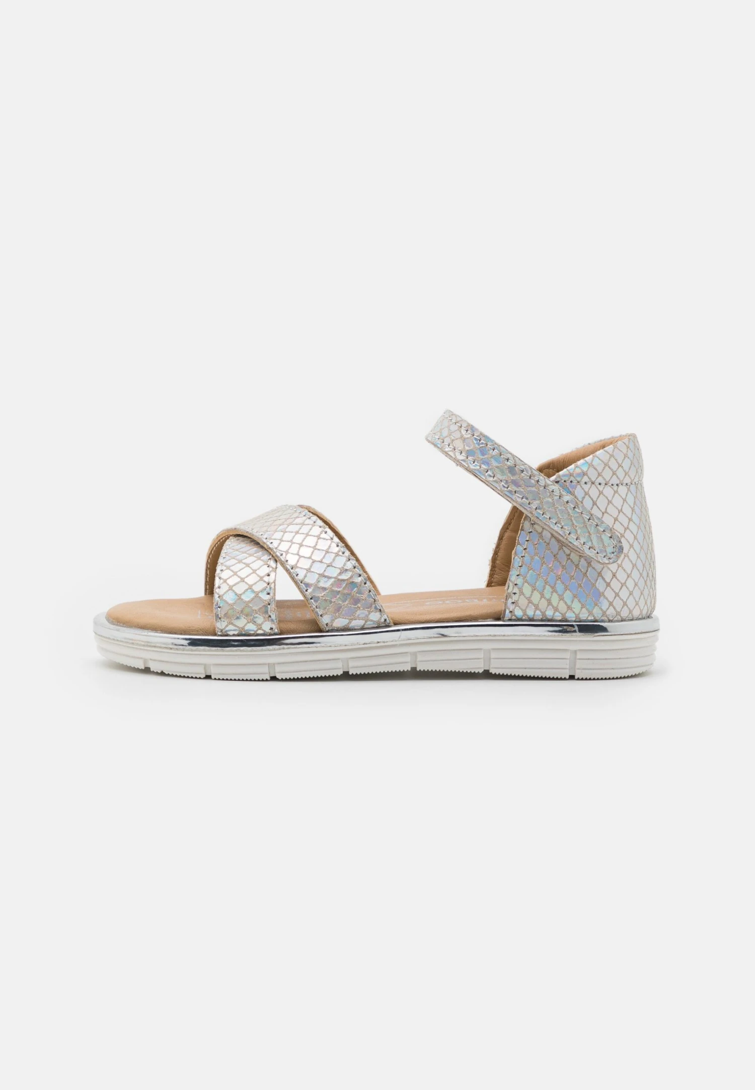 Friboo Holographic Leather - Sandalen - Silver 1 Friboo Holographic Leather - Sandalen - Silver