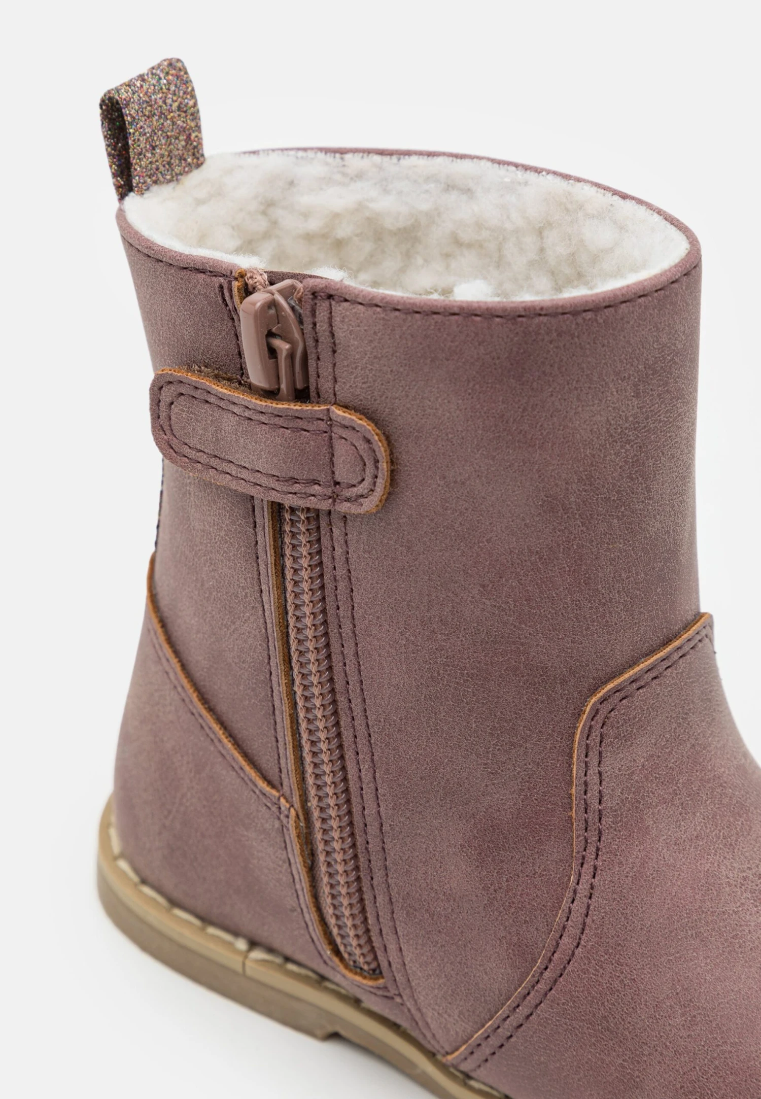 Friboo Korte Laarzen - Mauve 6 Friboo Korte Laarzen - Mauve - Afbeelding 6