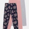 Friboo 3 Pack - Legging - Grey/Pink/Multi-Coloured