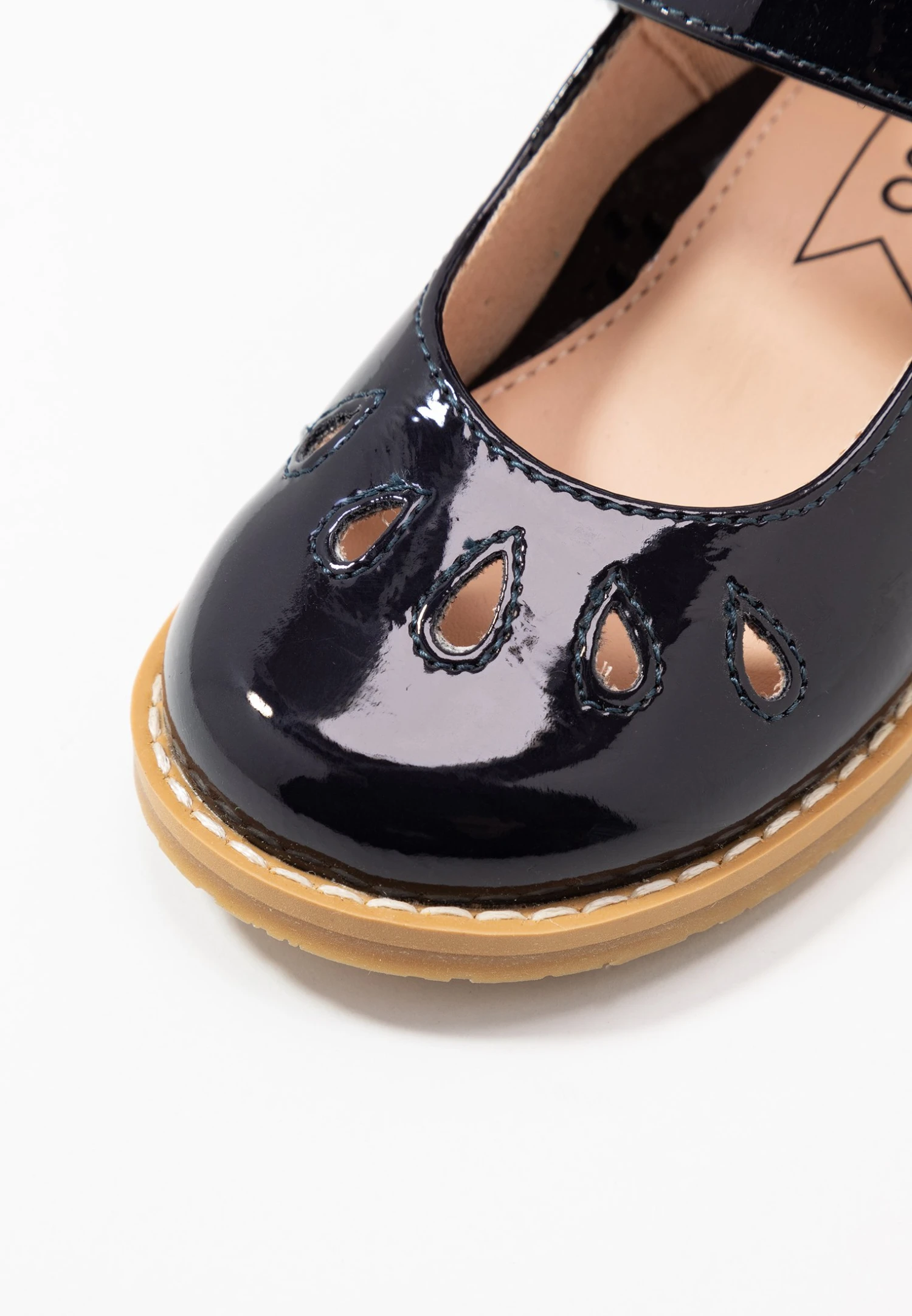 Friboo Ballerina'S Met Enkelbandjes - Dark Blue 3 Friboo Ballerina'S Met Enkelbandjes - Dark Blue - Afbeelding 3