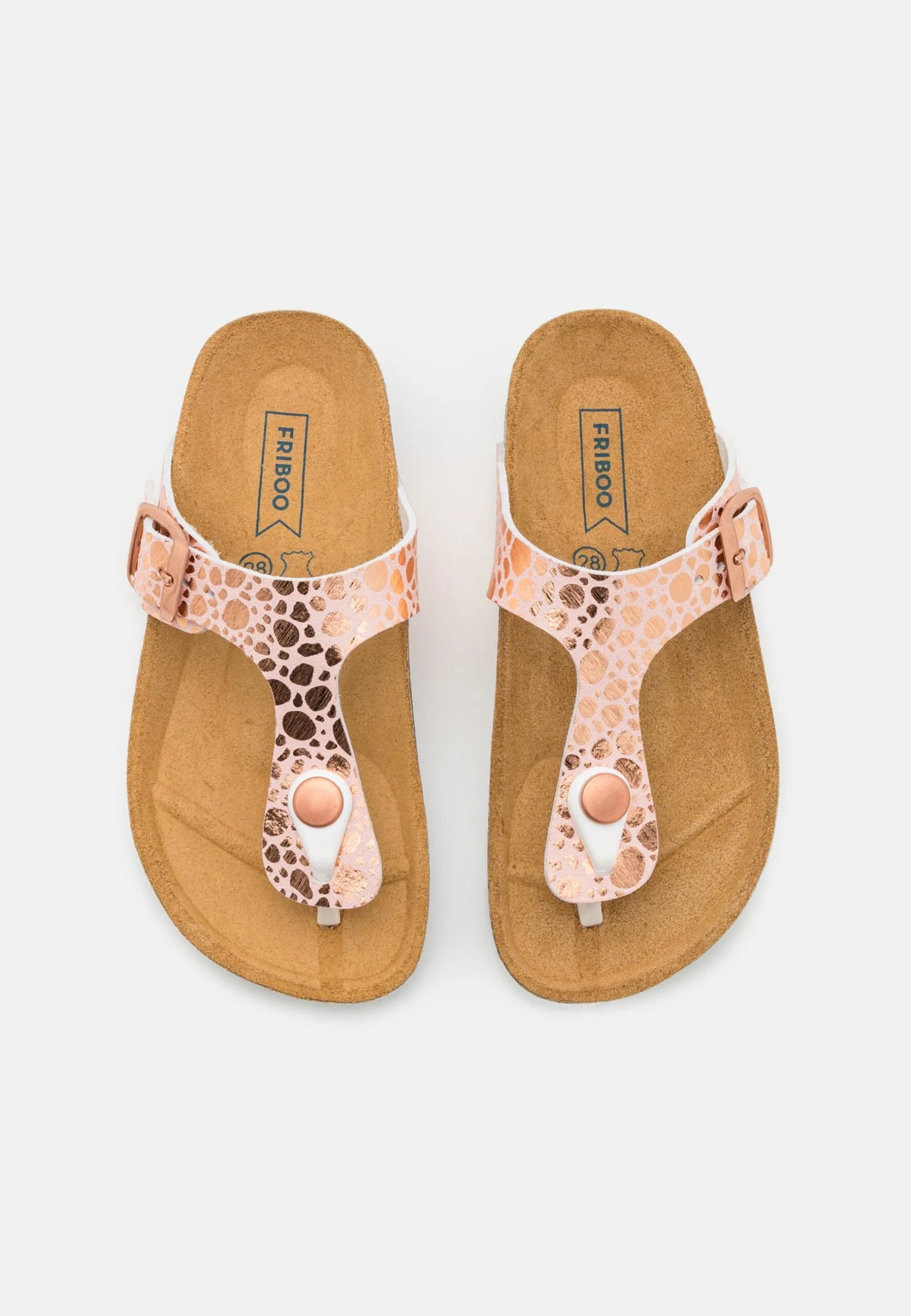 Friboo Teensandalen - Rose Gold-Coloured 4 Friboo Teensandalen - Rose Gold-Coloured - Afbeelding 4