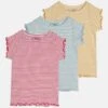 Friboo 3 Pack - T-Shirt Print - Turquoise/Yellow/Red