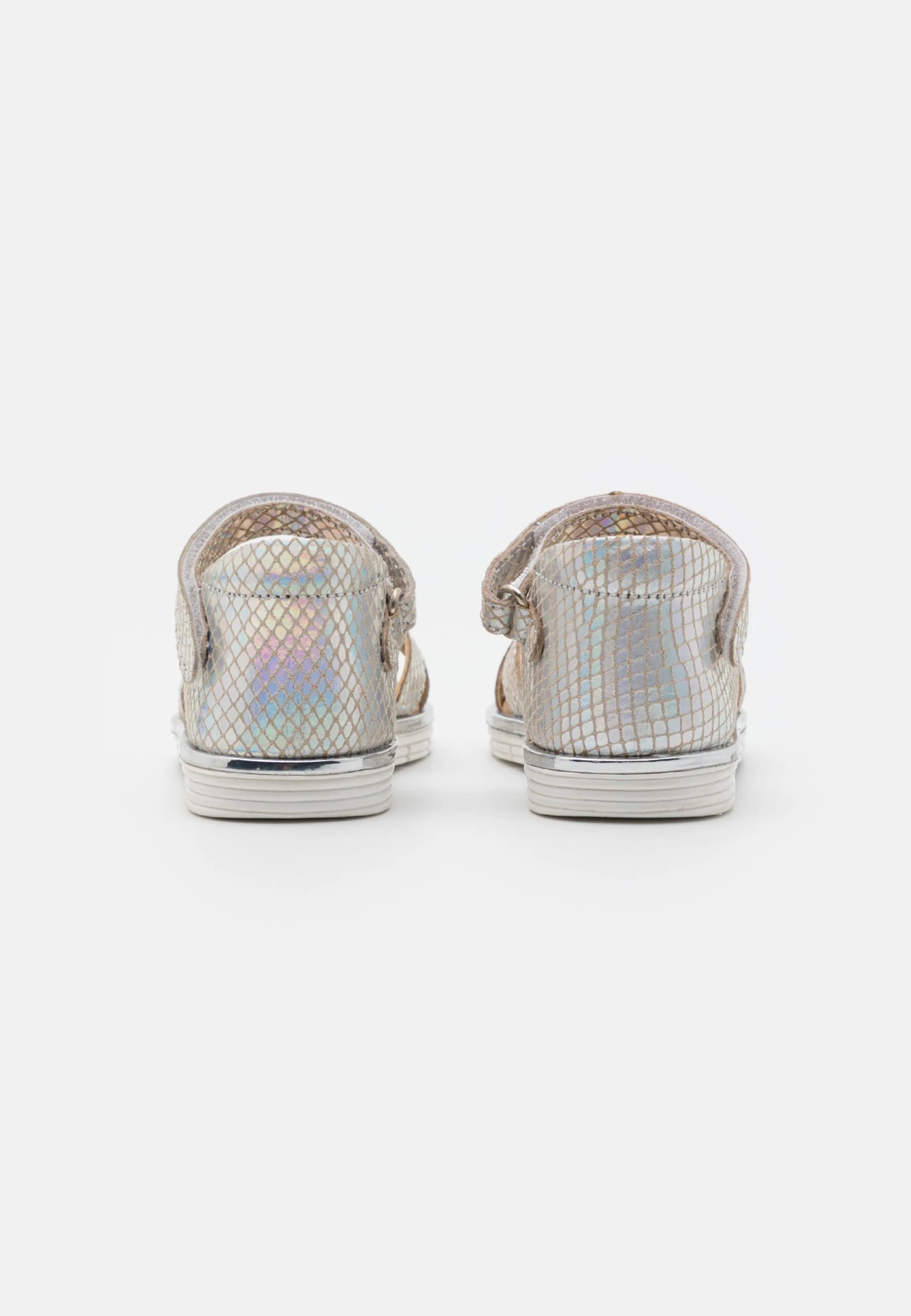 Friboo Holographic Leather - Sandalen - Silver 3 Friboo Holographic Leather - Sandalen - Silver - Afbeelding 3