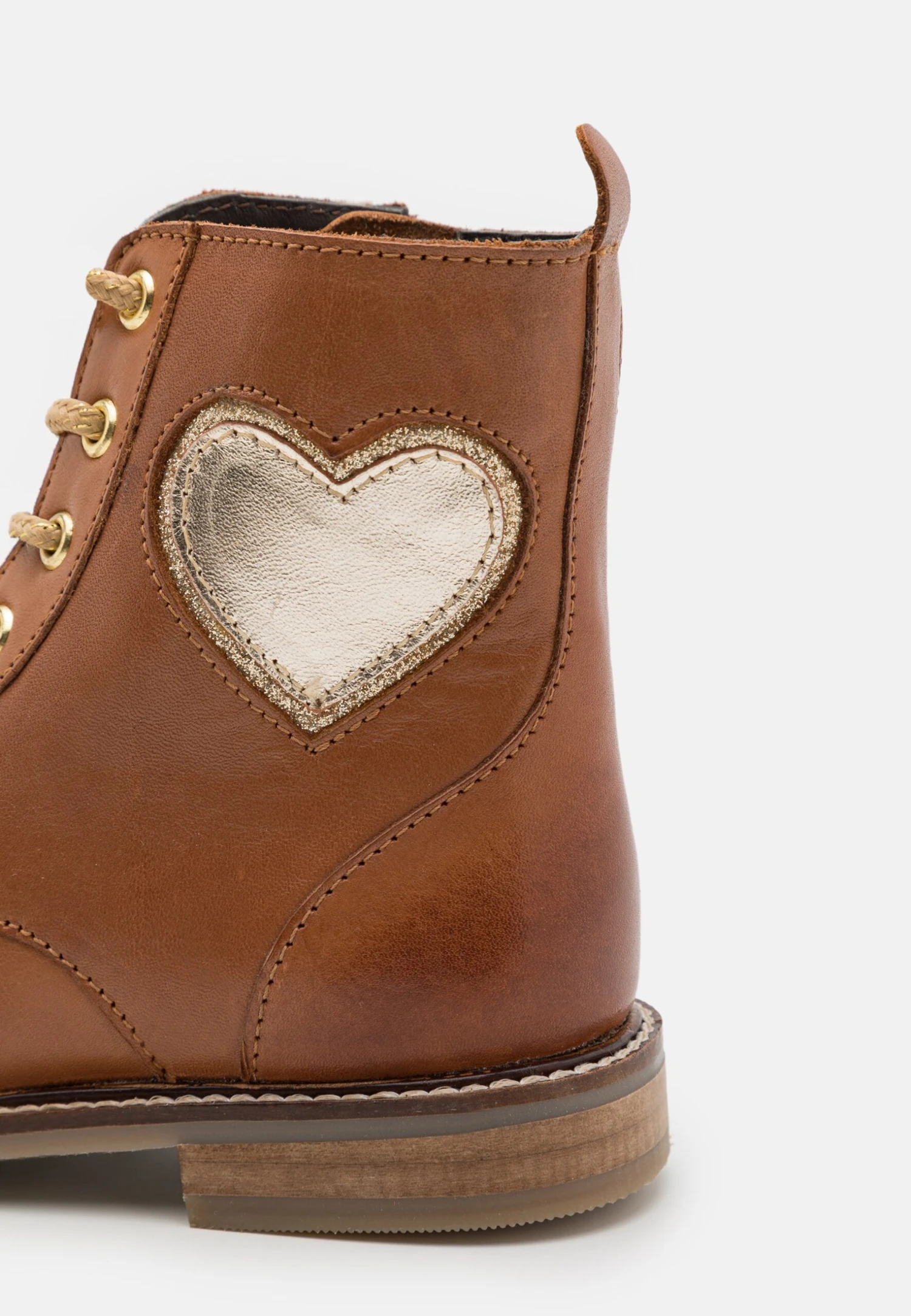 Friboo Leather - Veterboots - Cognac 6 Friboo Leather - Veterboots - Cognac - Afbeelding 6