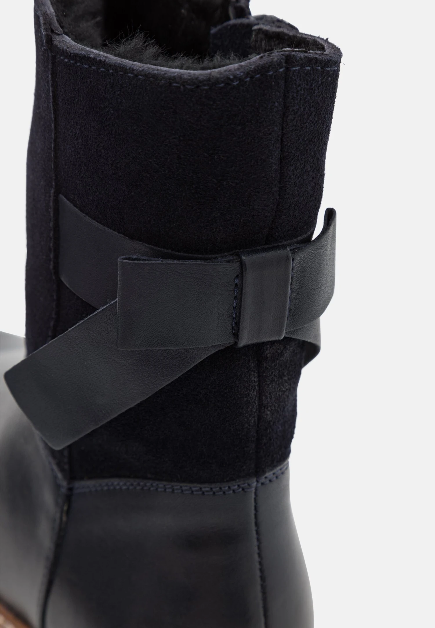 Friboo Leather - Korte Laarzen - Dark Blue 6 Friboo Leather - Korte Laarzen - Dark Blue - Afbeelding 6