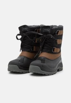 Friboo Snow Boots- Snowboots- Black/Brown -Friboo b71d04c880c44c2c86f5be2a0dc2aa55