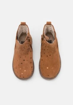 Friboo Leather - Korte Laarzen - Cognac -Friboo b7c56b745783410398c330145a92d8a3