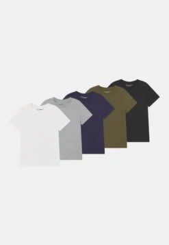 Friboo Tee 5 Pack Unisex - T-Shirt Basic - Multi Coloured