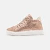 Friboo Leather - Sneakers Hoog - Rose Gold