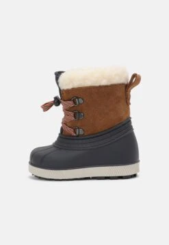 Friboo Leather Unisex - Snowboots- Cognac
