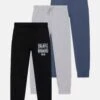 Friboo Unisex 3 Pack - Trainingsbroek - Black/Blue/Grey