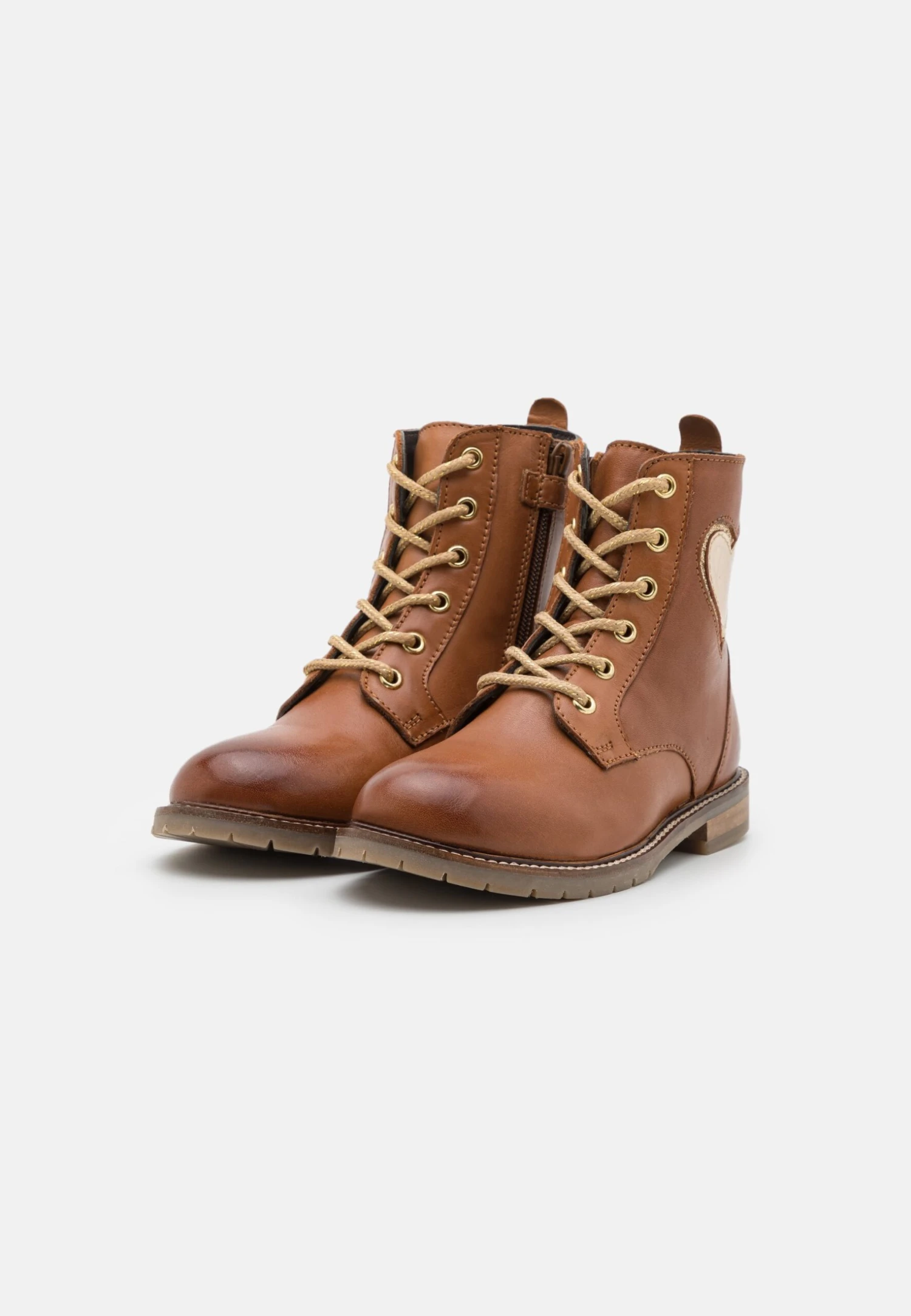 Friboo Leather - Veterboots - Cognac 2 Friboo Leather - Veterboots - Cognac - Afbeelding 2