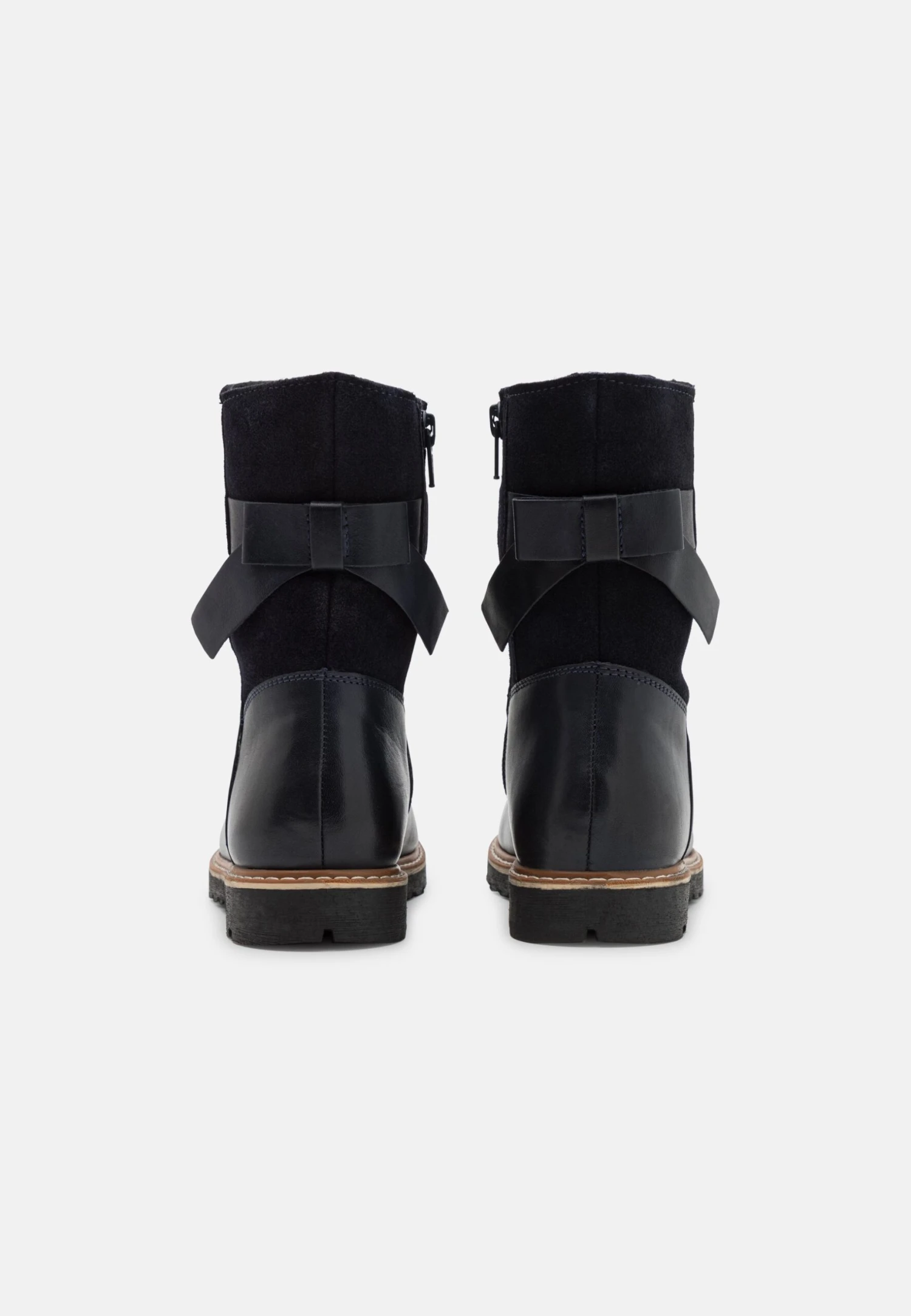 Friboo Leather - Korte Laarzen - Dark Blue 3 Friboo Leather - Korte Laarzen - Dark Blue - Afbeelding 3